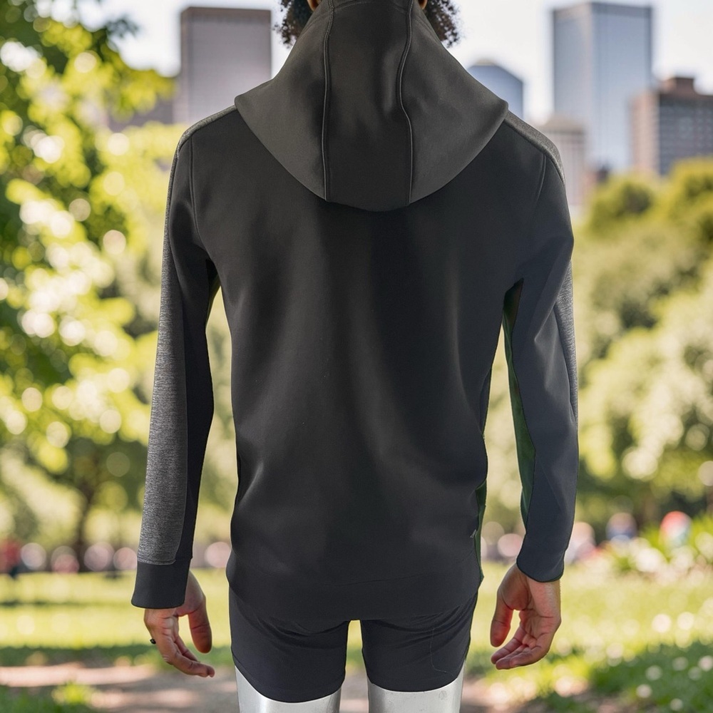 Adidas Men's Black Zip-Up Hoodie S-M - Picture 2 of 6